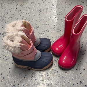 Sorel and Wonder Nation Winter Boots Set
